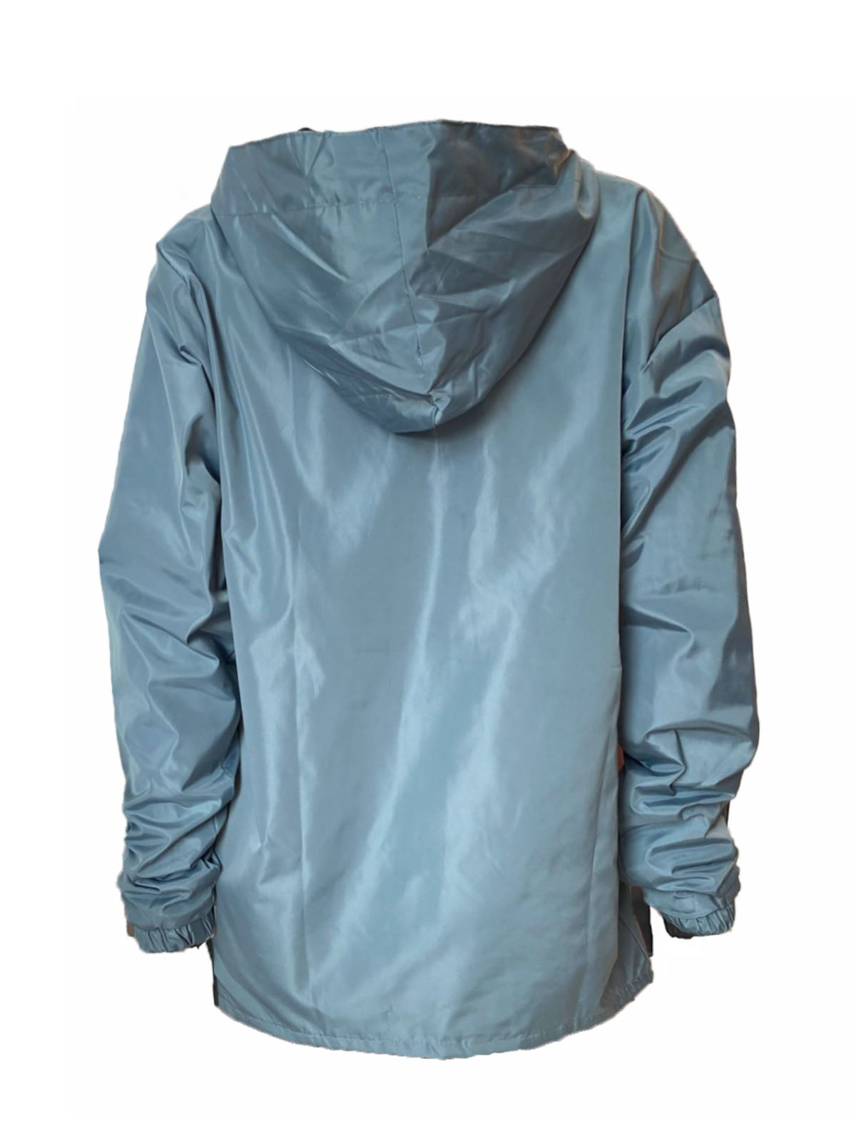 Chaqueta Impermeable con Cremallera Azul Oscuro - Beta Azul Cielo