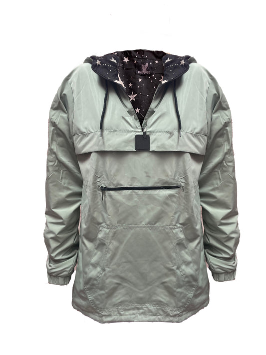 Chaqueta Impermeable con Cremallera Verde Menta - Beta Verde Menta