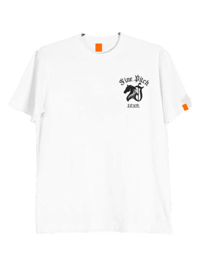 Camiseta Clásica Blanca para Hombre - Fine Pitch Blanco