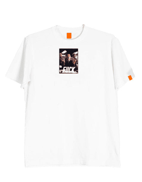 Camiseta Clásica para Hombre Blanco - Fuck Blanco