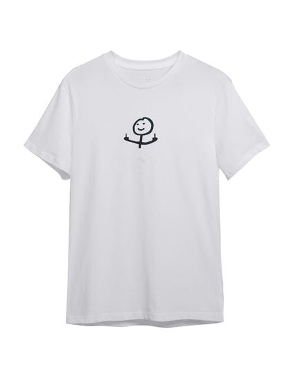 Camiseta Clásica para Hombre Blanco - Hello Blanco