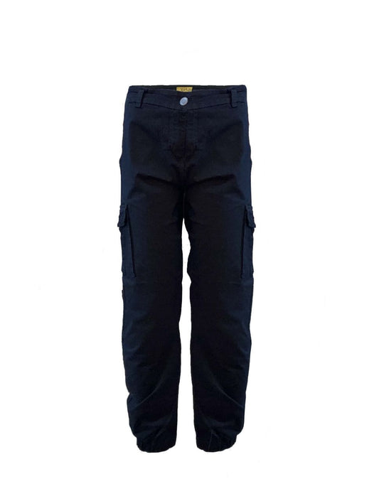 Jogger con Bolsillos en Drill Negro - Playground Negro