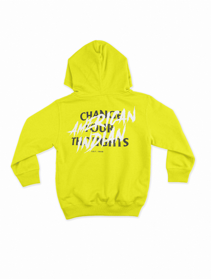 Hoodie Verde Lima Change Your Thoughts - Hype Verde Lima